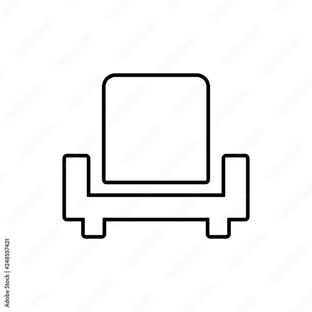 armchair glyph icon. Element of Furniture for mobile concept and web apps icon. Thin line icon for website design and development, app development armchair glyph icon. Element of Furniture for mobile concept and web apps icon. Thin line icon for website design and development, app development