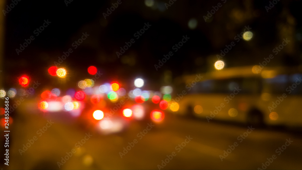 I transit the night in blur I transit the night in blur