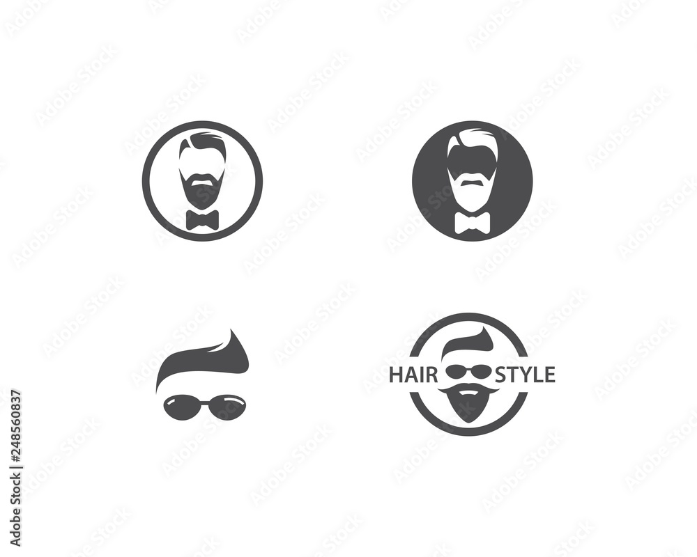 Barber shop logo vector Barber shop logo vector