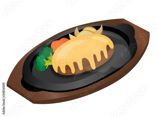 チーズハンバーグ