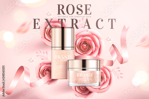 Rose extract product ads
