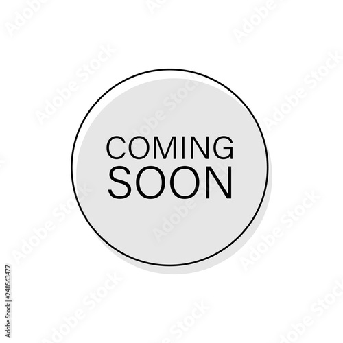  color tag coming soon icon. Element of discount tag. Premium quality graphic design icon. Signs and symbols collection icon for websites, web design, mobile app