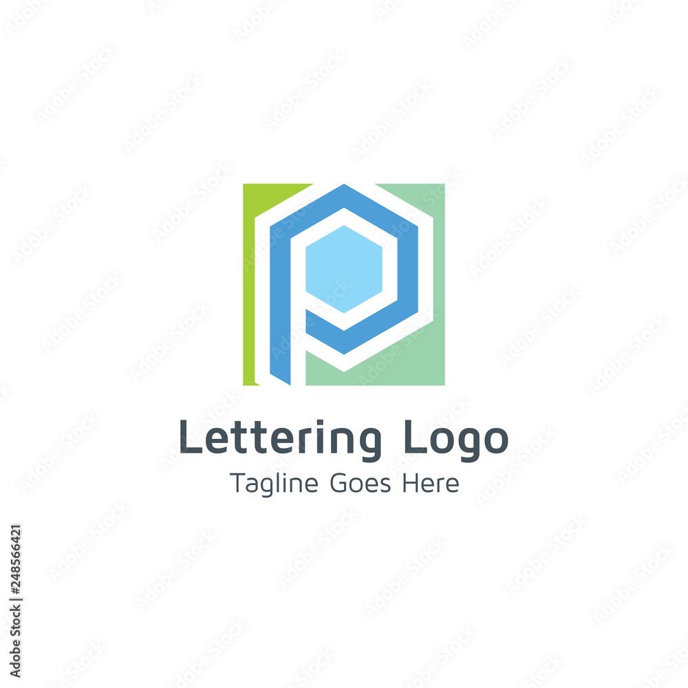 Lettering P Vector Lettering P Vector