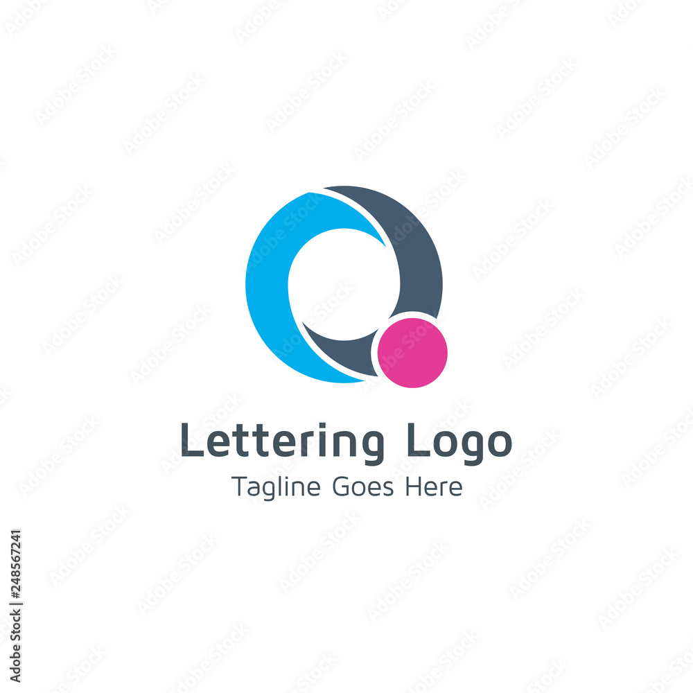 Lettering Q vector Lettering Q vector