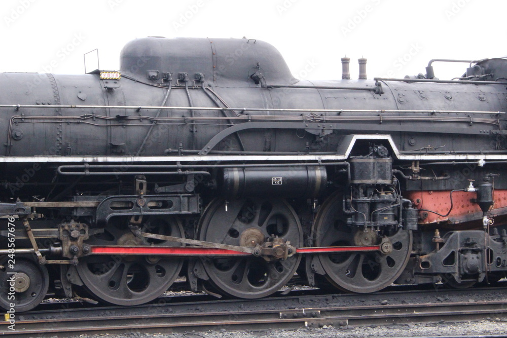 Steam locomotive of Japan that used to play in the past