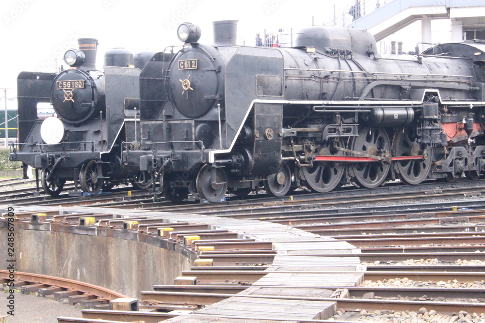 Steam locomotive of Japan that used to play in the past Steam locomotive of Japan that used to play in the past