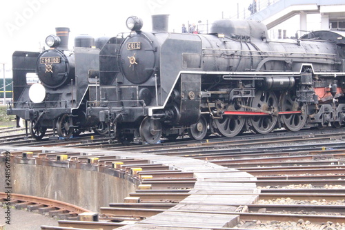 Steam locomotive of Japan that used to play in the past