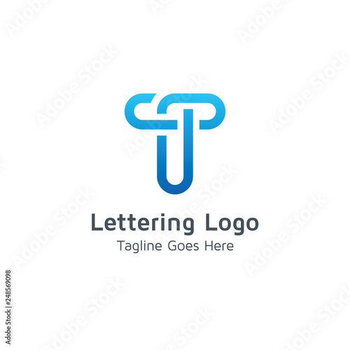 Lettering T Vector © Acongraphic