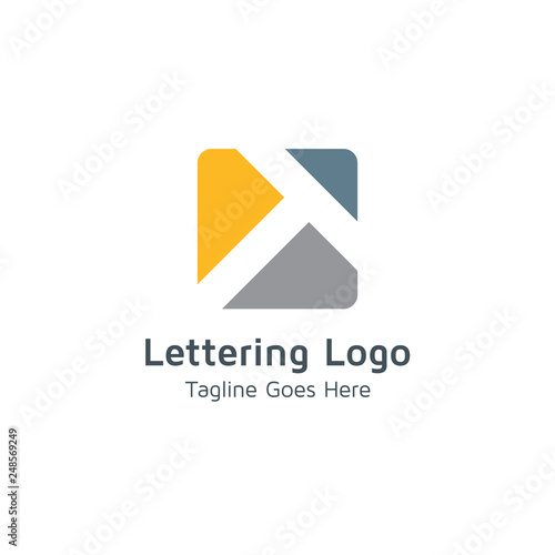 Lettering T Vector