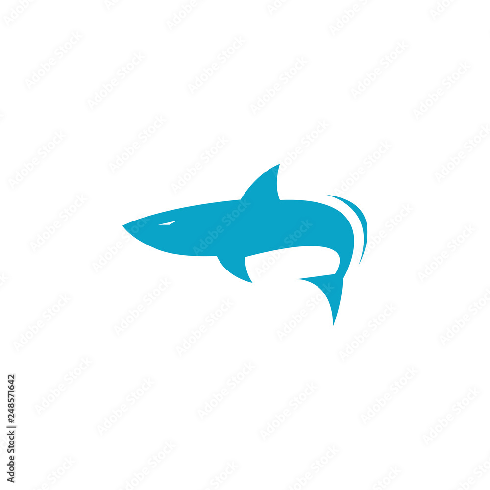 Hunter blue shark icon