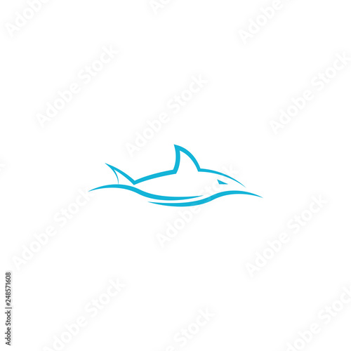 Hunter blue shark icon