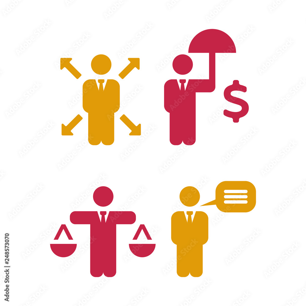 Business policies icons. Business vector icons set Business policies icons. Business vector icons set