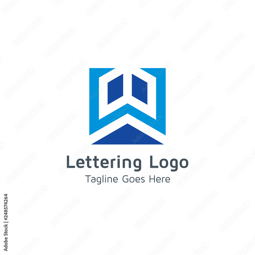 Lettering W Vector Lettering W Vector