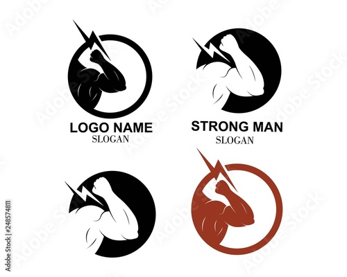 gym,fitness illustration template vector for bodybuilder
