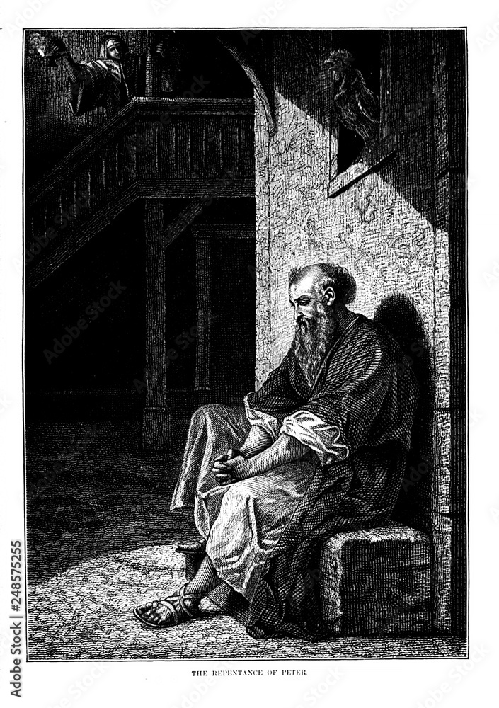 Fototapeta premium Illustration on religious subject.