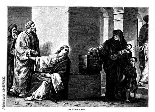 Valokuvatapetti Illustration on religious subject.