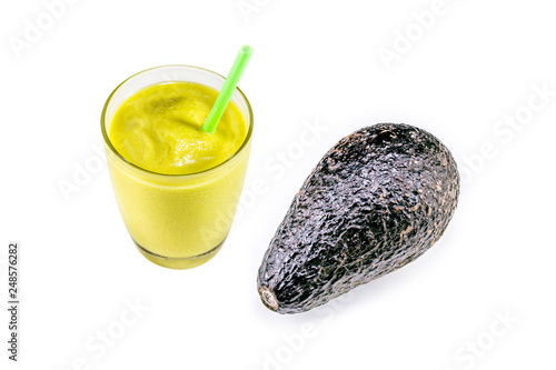 Avocado Blend Cup With White Background