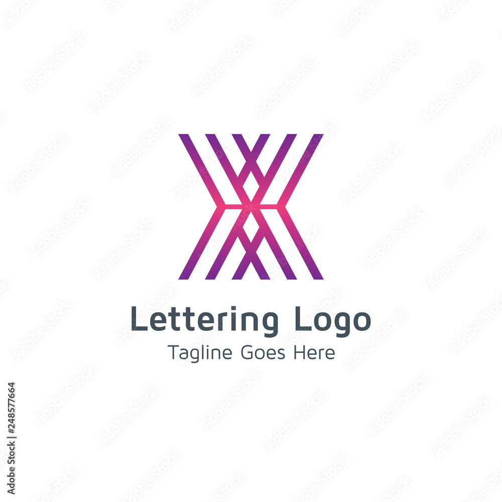 Lettering X Vector Lettering X Vector