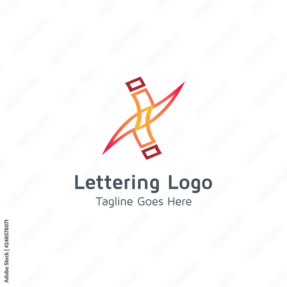 Lettering X Vector Lettering X Vector