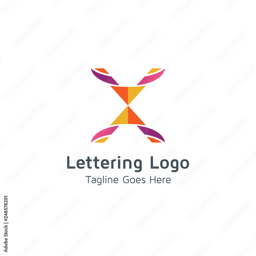 Lettering X Vector Lettering X Vector