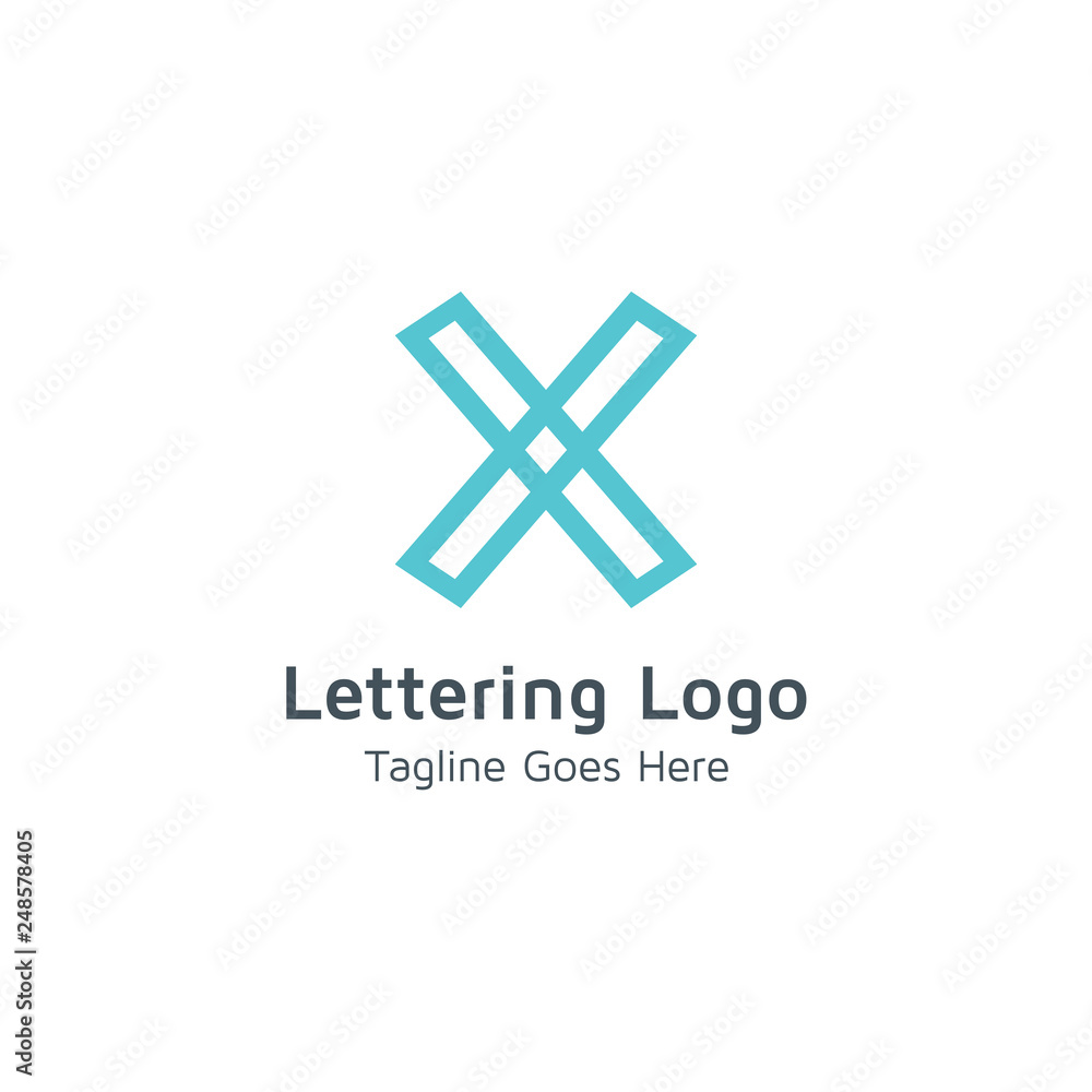 Lettering X Vector Lettering X Vector