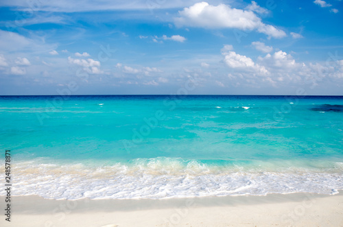 Beautiful beach at El Mirador, Cancun