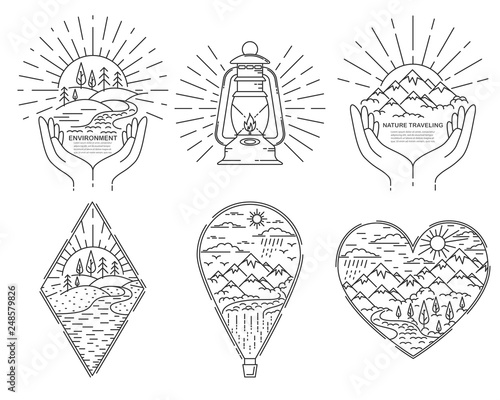 Line style travel set