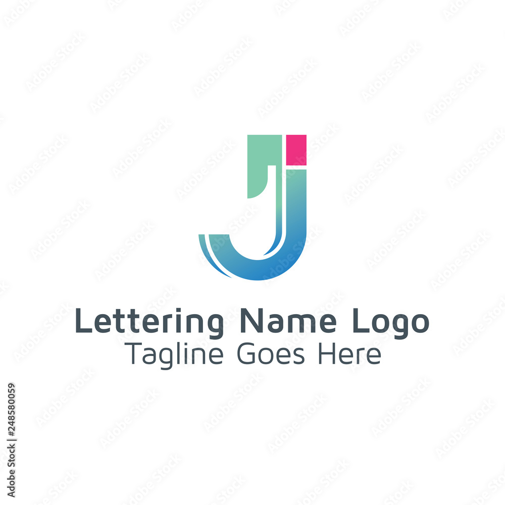 Lettering J Vector Lettering J Vector
