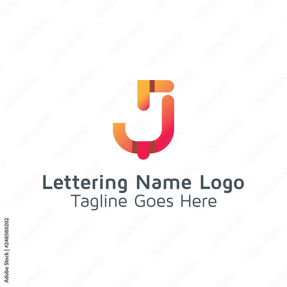 Lettering J Vector Lettering J Vector