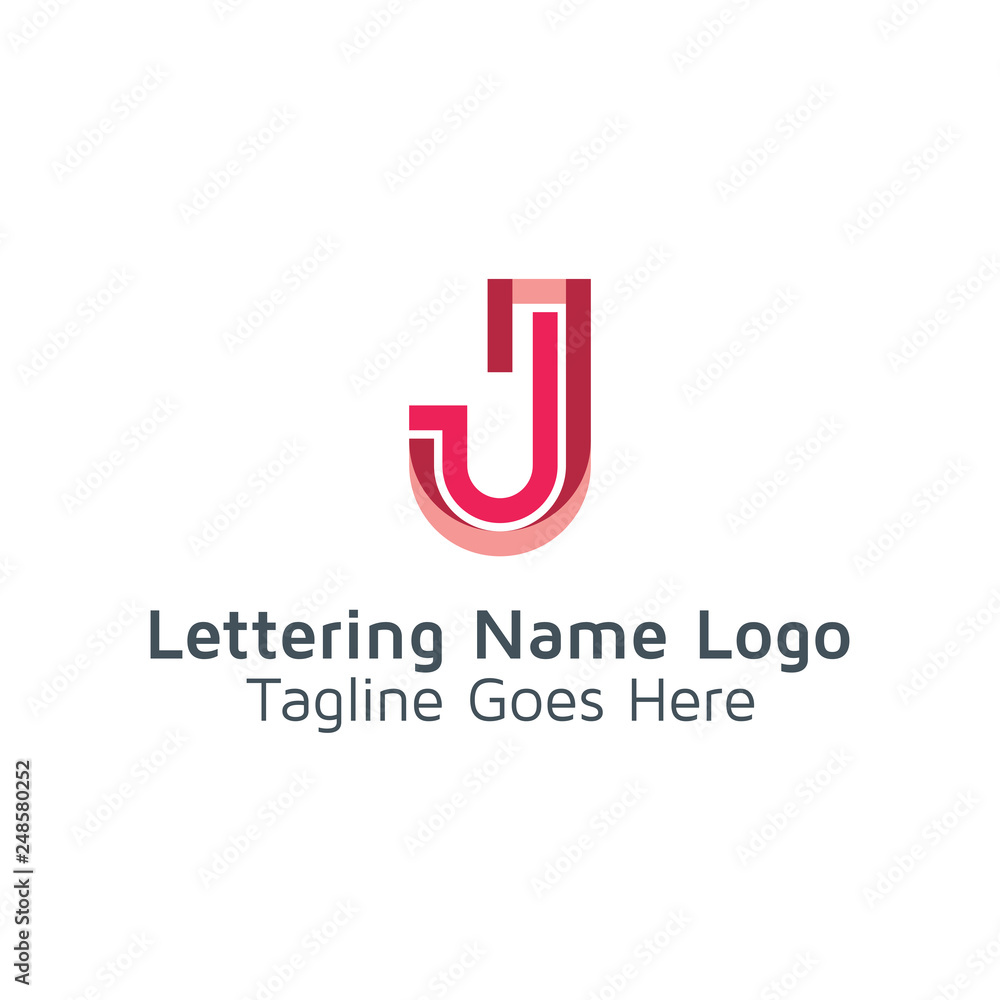 Lettering J Vector Lettering J Vector
