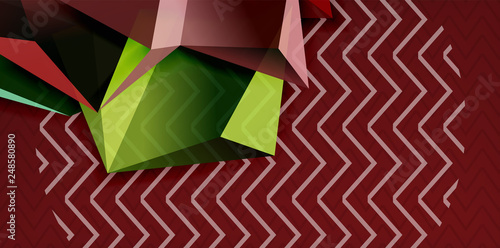Triangular low poly background design