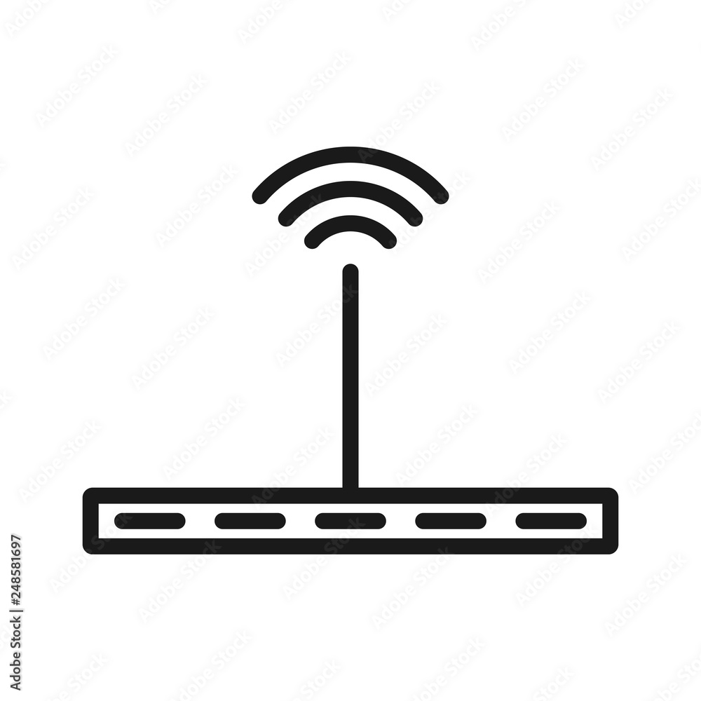 wi-fi network. minimal thin line web icon. simple vector illustration outline. concept for infographic, website or app. wi-fi network. minimal thin line web icon. simple vector illustration outline. concept for infographic, website or app.