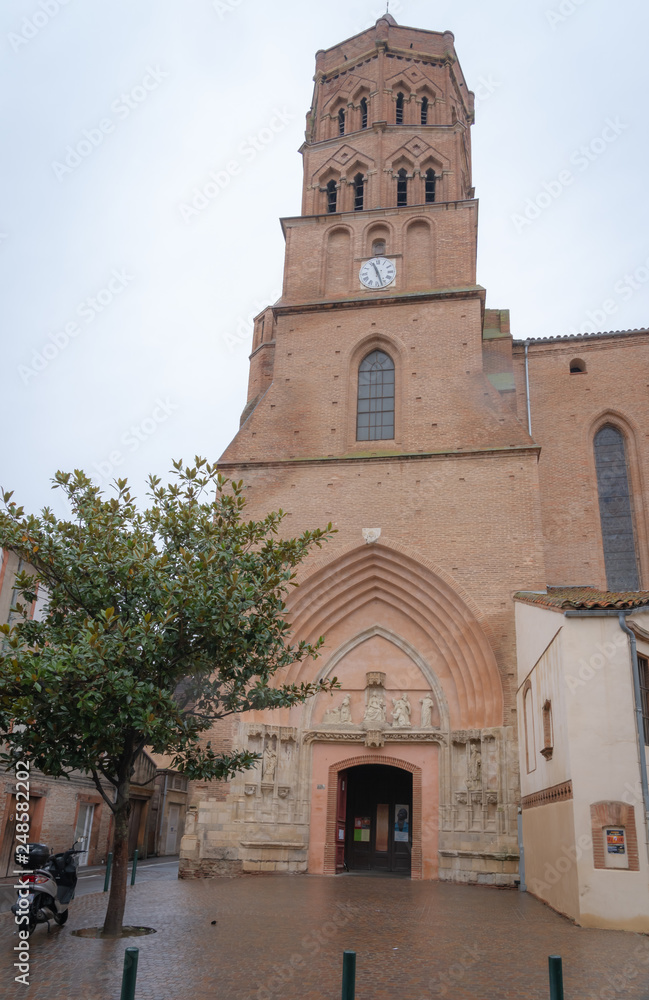 Toulouse, France - 12 16 2018: St. Nicholas Church