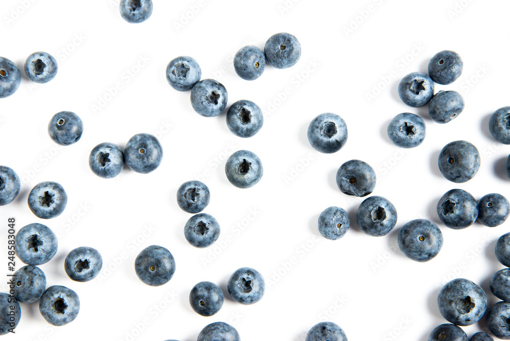 Blueberry on white background. Blueberry on white background.