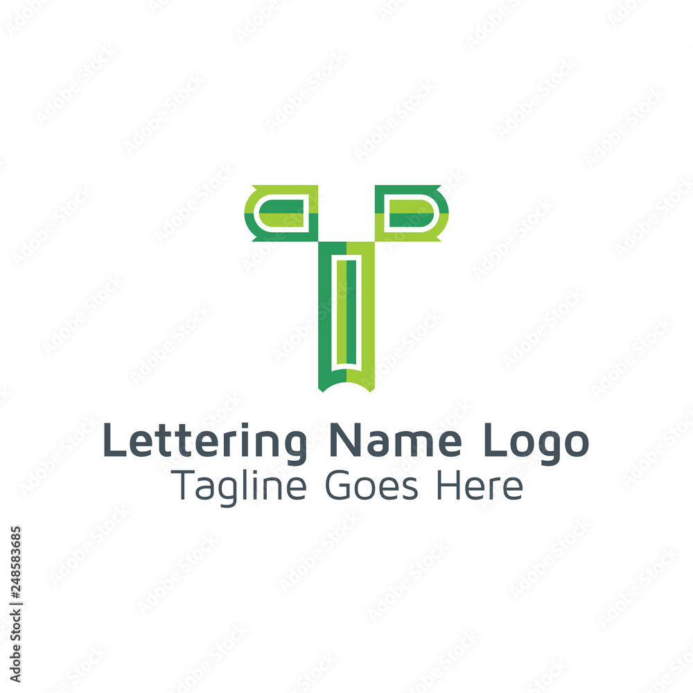 Lettering T Vector Lettering T Vector