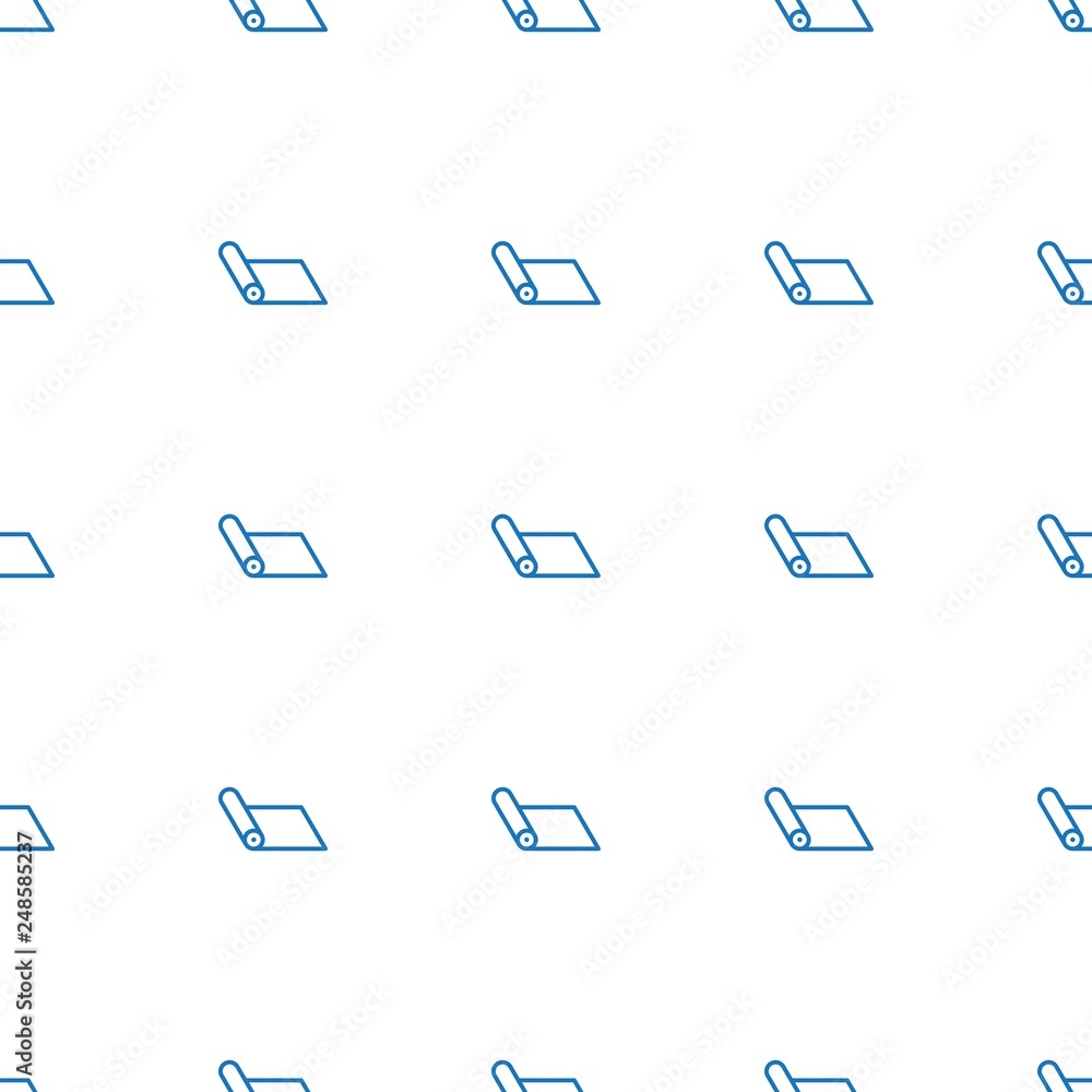 fitness carpet icon pattern seamless white background