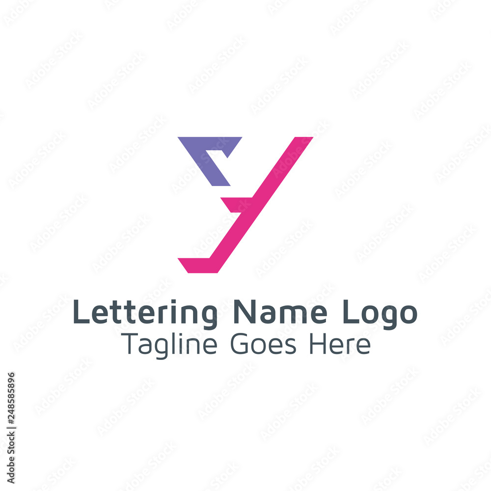 Lettering Y Vector Lettering Y Vector