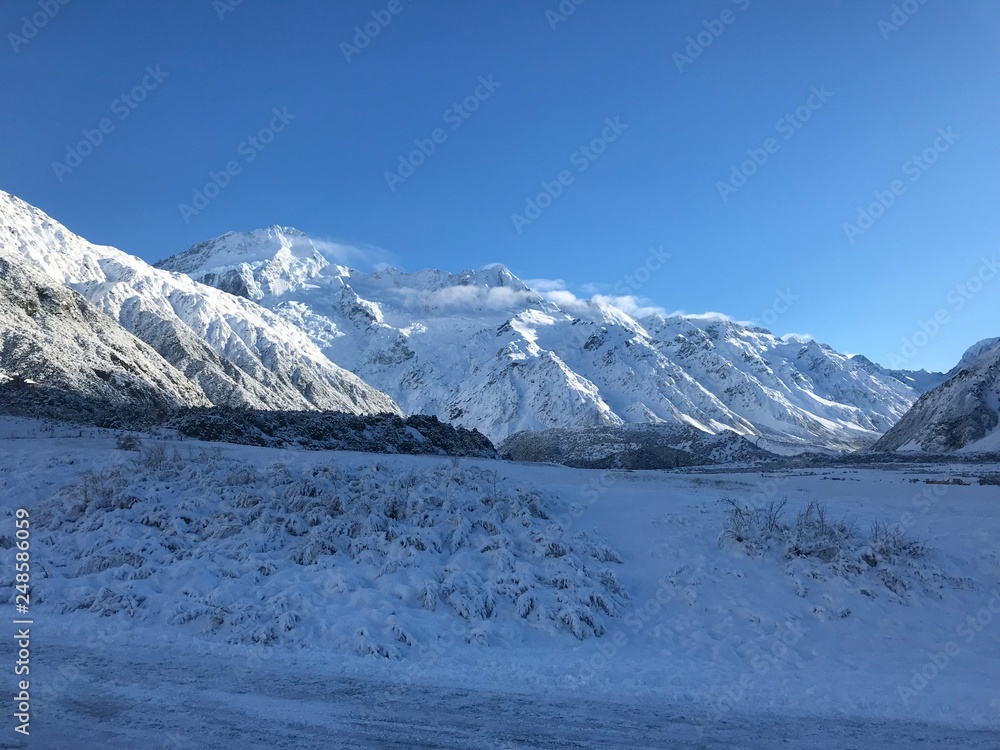 Mount Hutt in winter