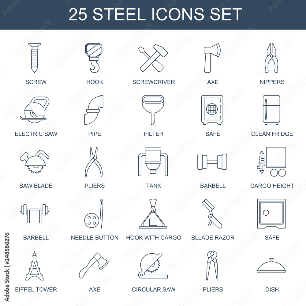 steel icons steel icons