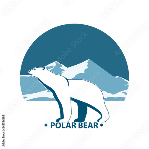 Polar bear symbol of the Arctic