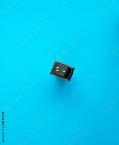 analog toggle switch, red and black colors parts for electric devices