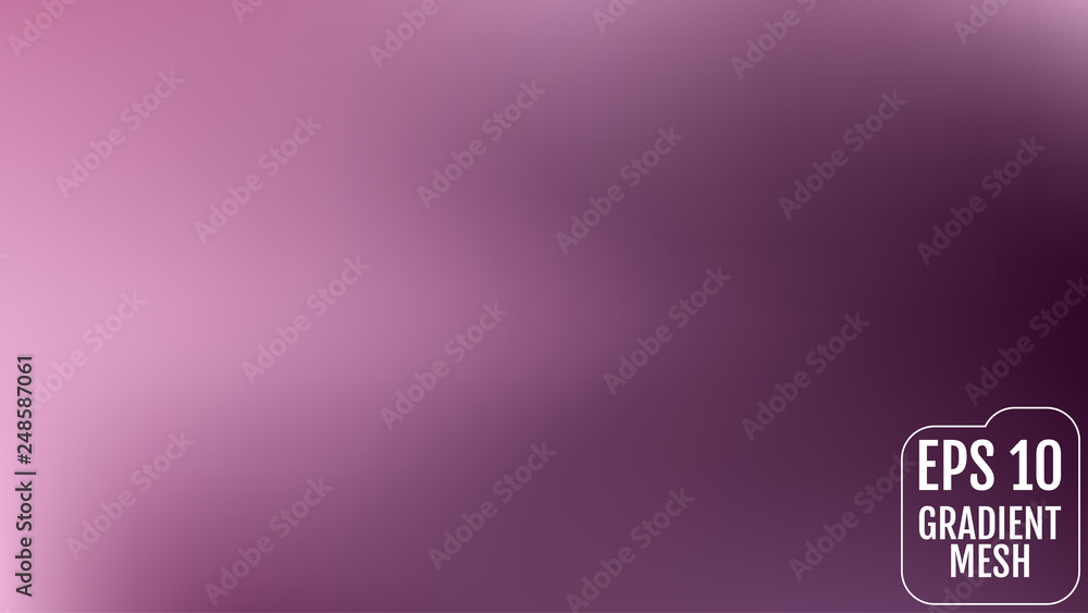 Abstract blurred pink, purple and blue gradient mesh background. Nature concept for your graphic design, banner, poster, user interface or app and other. Modern backdrop with light.