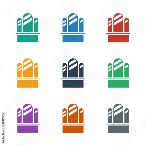 gate icon white background