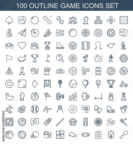 100 game icons