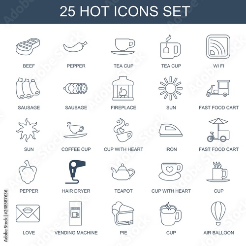 25 hot icons