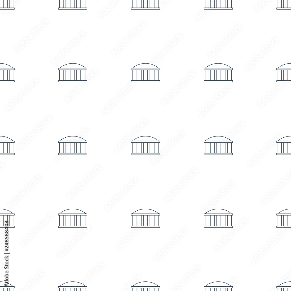 observatory icon pattern seamless white background