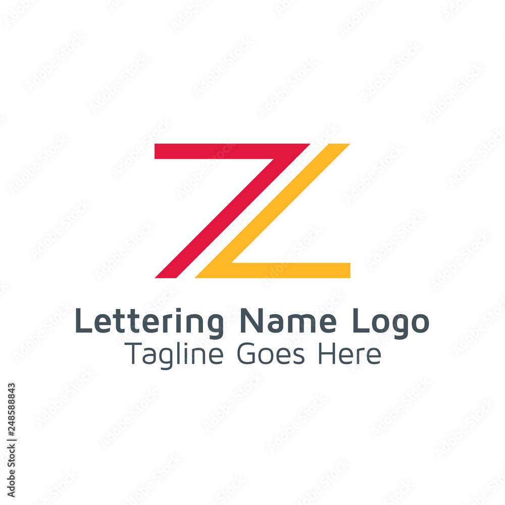 Lettering Z Vector Lettering Z Vector