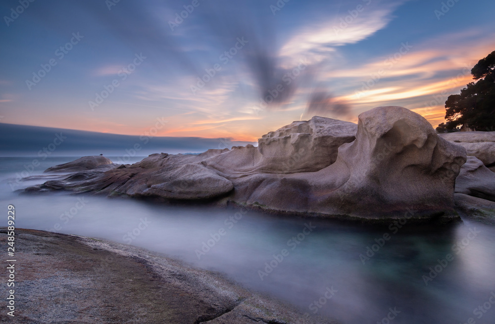 Obraz premium Roques Planes landscape of the Costa Brava, Catalonia, Spain