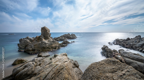 Cala Roca del Paller landscape of the Costa Brava photo