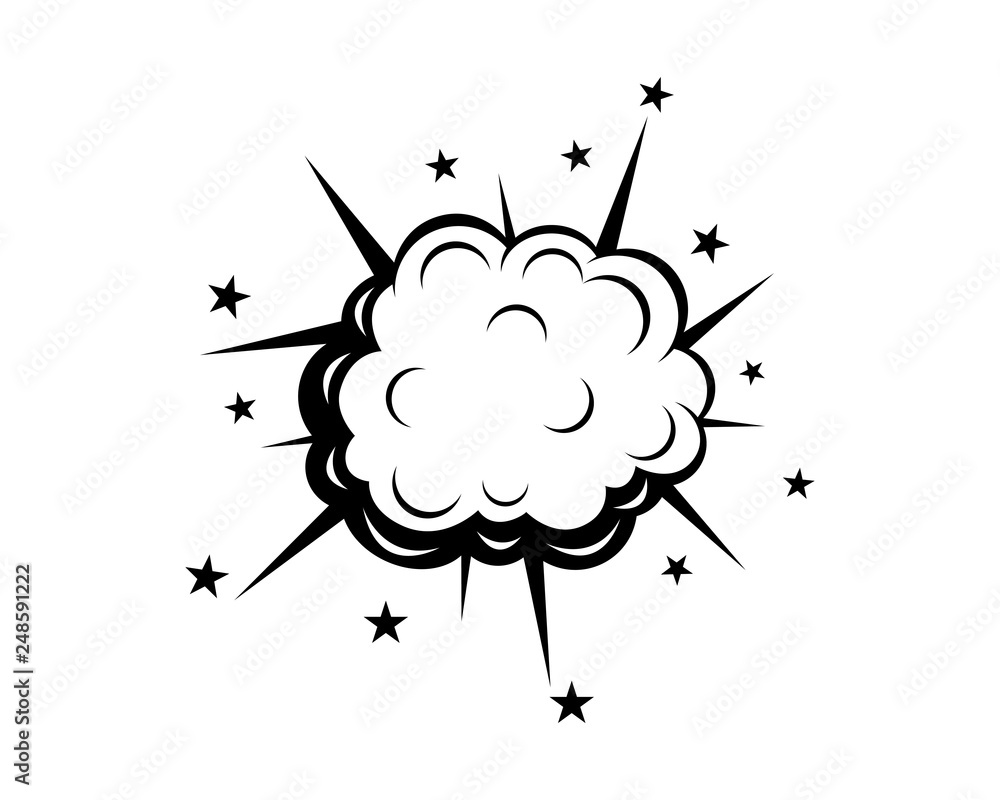 Set of bomb explosion vector logo icon illustration in flat design Set of bomb explosion vector logo icon illustration in flat design